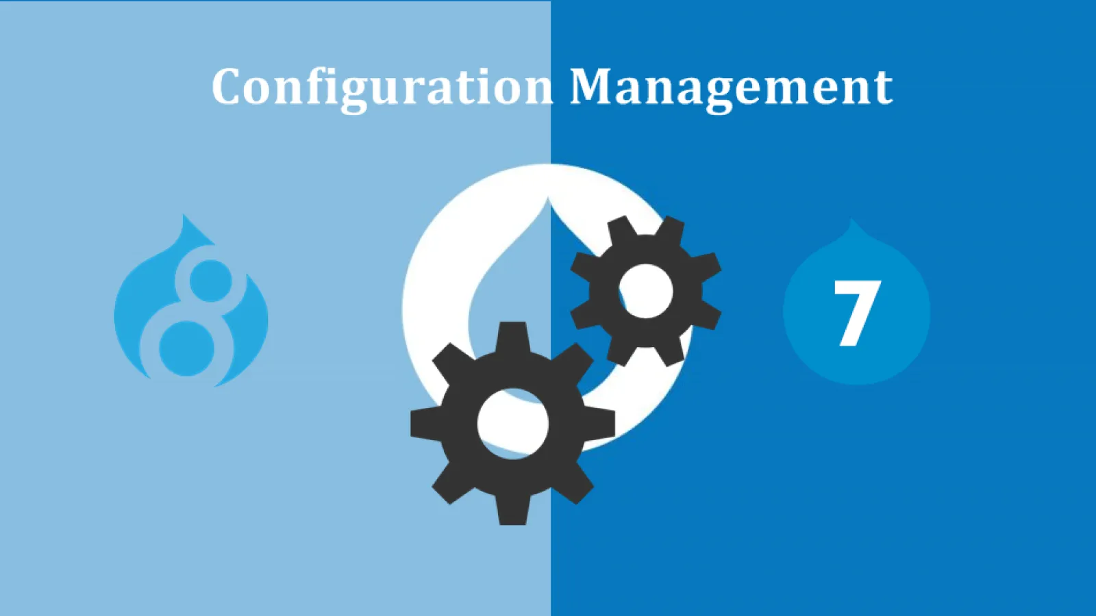 Configuration management in Drupal